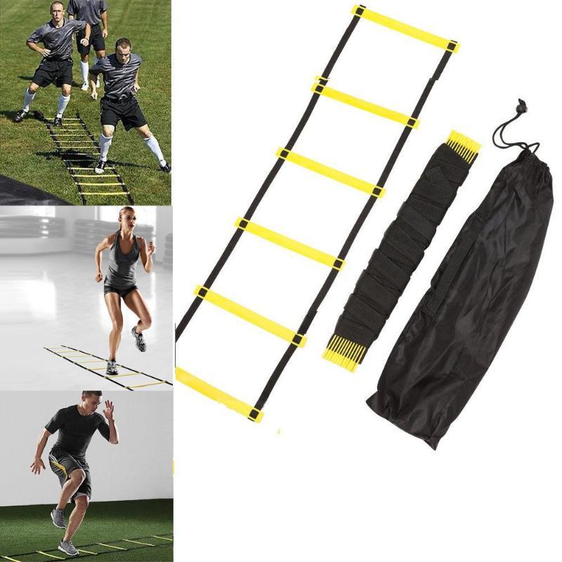 Basketball Agility Training Ladders Speed Scale Stairs Nylon Straps Fitness Equipment