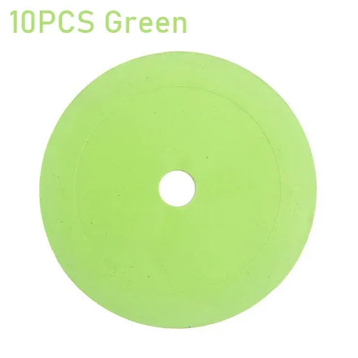 10pcs Soccer Flat Cones Marker Disc Basketball Sports Speed Agility Training Markers Indeformable Portable Training Equipment