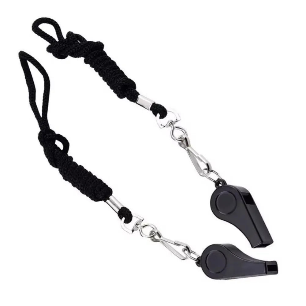 1/2Pcs Whistle Coach Professional Sports Football Basketball Referee Training Whistle Outdoor Survival with Lanyard Cheerleading