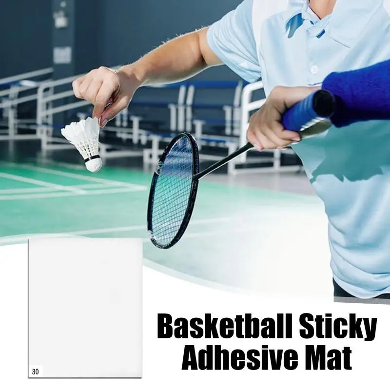 15x18in Basketball Sticky Adhesive Mat Basketball Grip Mat Slipp Nott Basketball Traction Mat Replaceable Sheets Sticky Pad