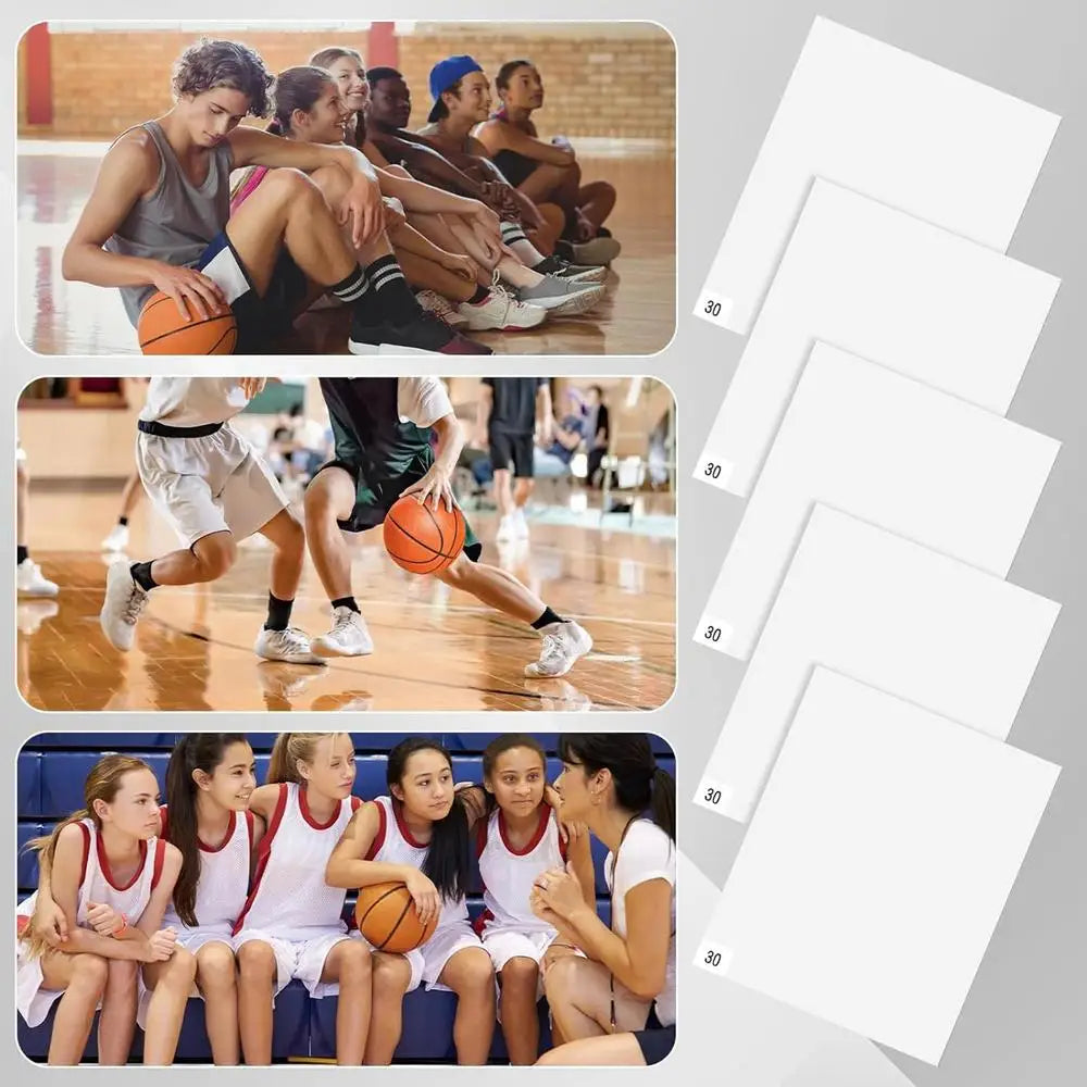 15x18in Basketball Sticky Adhesive Mat Basketball Grip Mat Slipp Nott Basketball Traction Mat Replaceable Sheets Sticky Pad