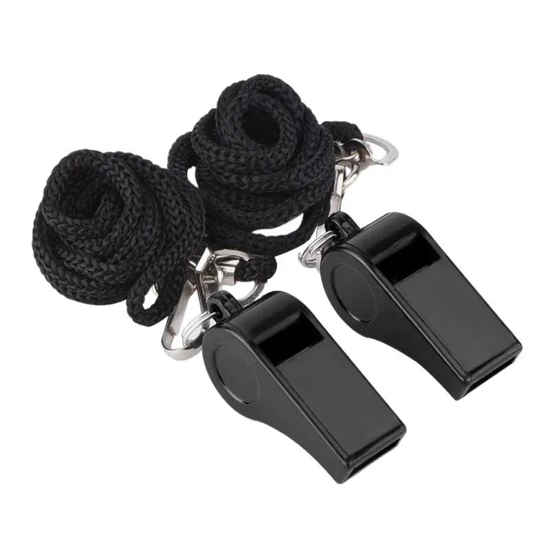 1/2Pcs Whistle Coach Professional Sports Football Basketball Referee Training Whistle Outdoor Survival with Lanyard Cheerleading